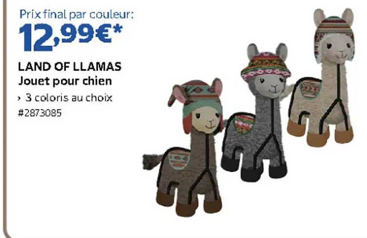 LAND OF LLAMAS Jouet pour chien