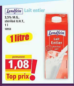 Landfein Lait entier