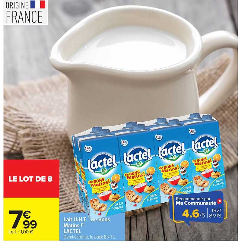 LE LOT DE 8