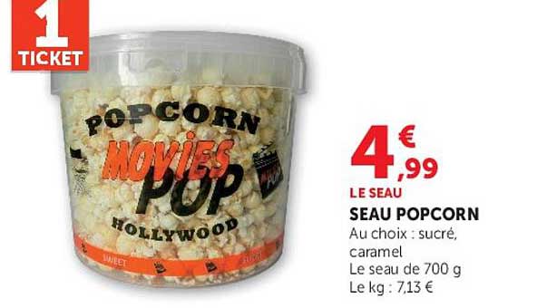 LE SEAU SEAU POPCORN
