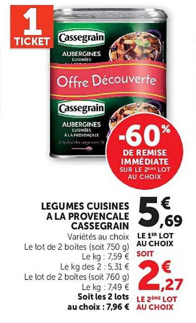 LEGU MES CUISINES A LA PROVENCALE CASSEGRAIN