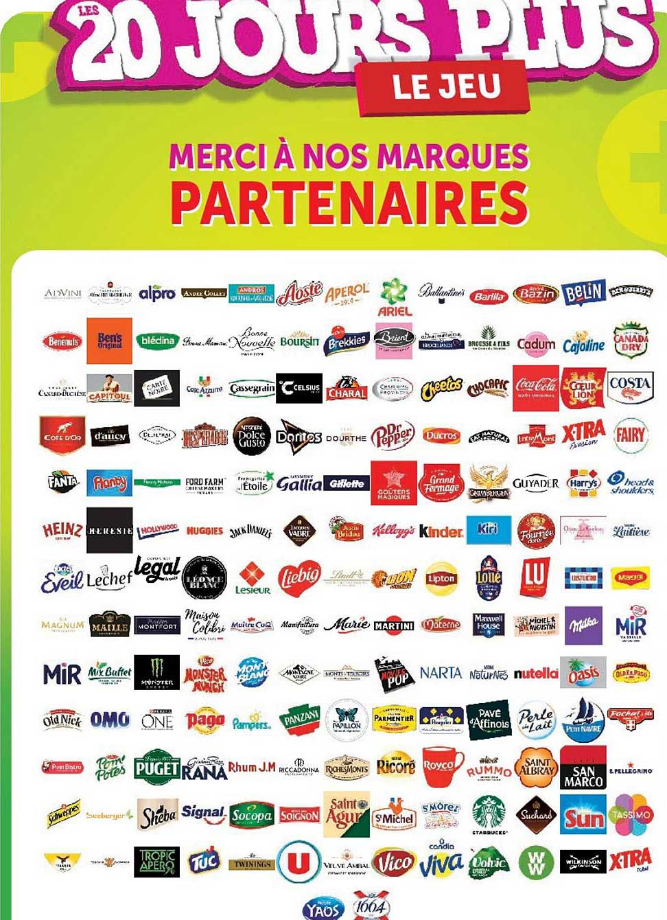 LES 20 JOURS PLUS LE JEU