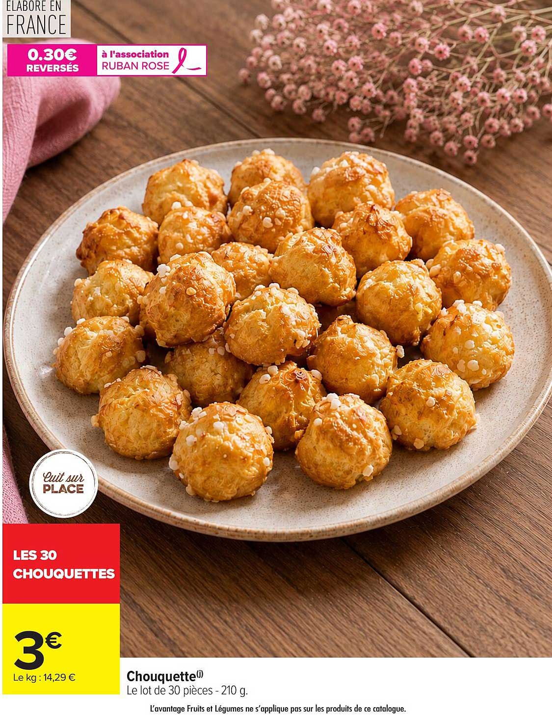 LES 30 CHOUQUETTES