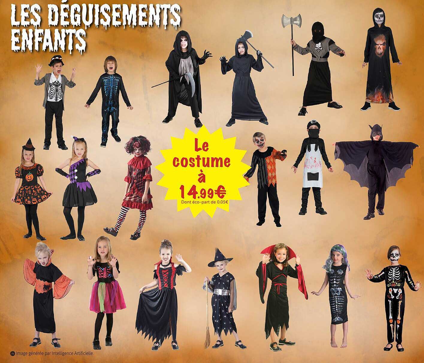 Les déguisements enfants