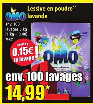 Lessive en poudre** lavande
