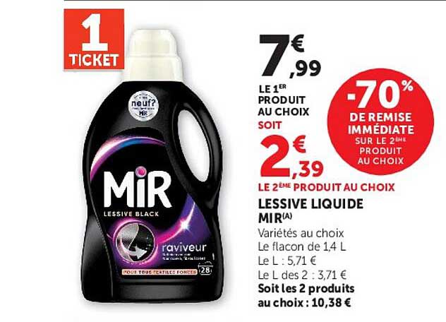 LESSIVE LIQUIDE MIR(A)