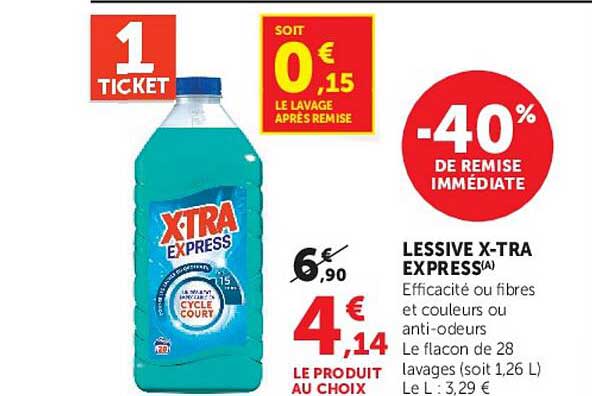 LESSIVE X-TRA EXPRESS