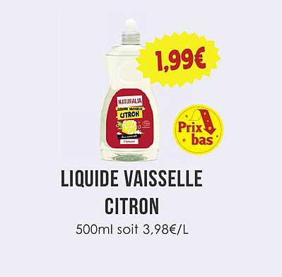 LIQUIDE VAISSELLE CITRON