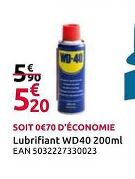 Lubrifiant WD40 200ml