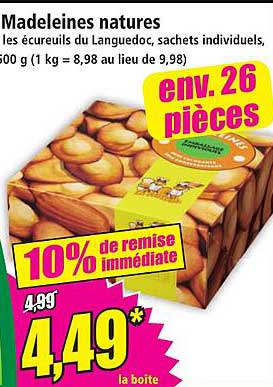 Madeleines natures