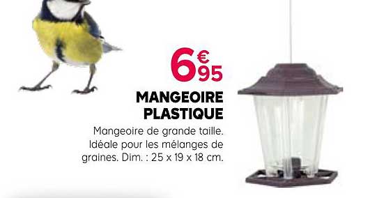 MANGEOIRE PLASTIQUE