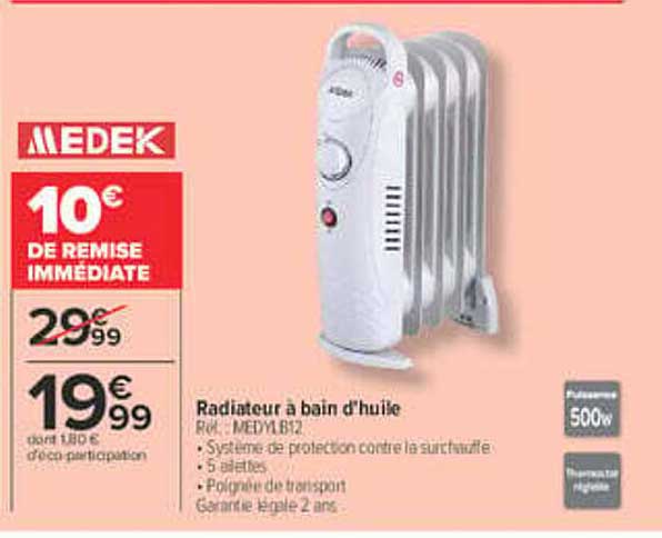 MEDEK 10€ DE REMISE IMMÉDIATE