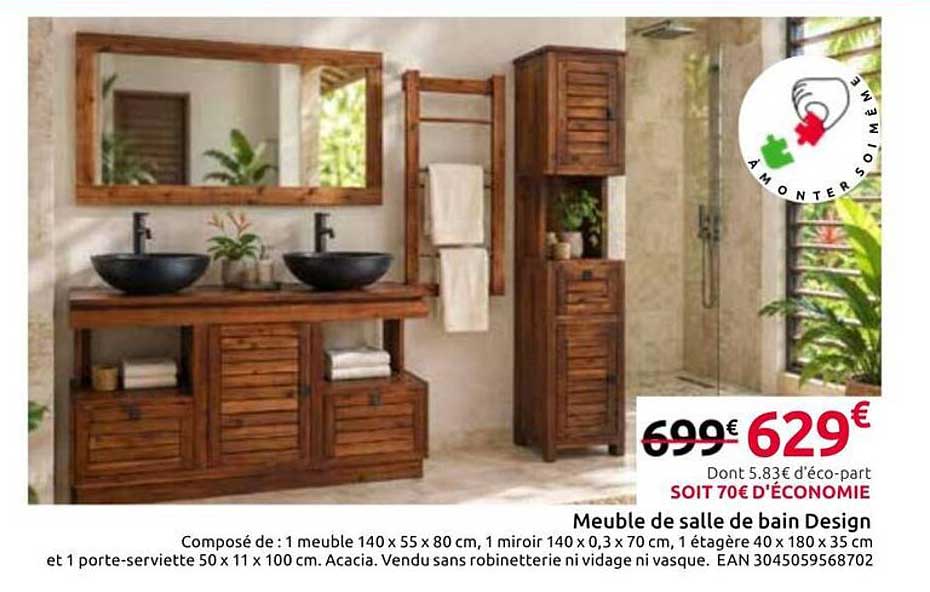 Meuble de salle de bain Design