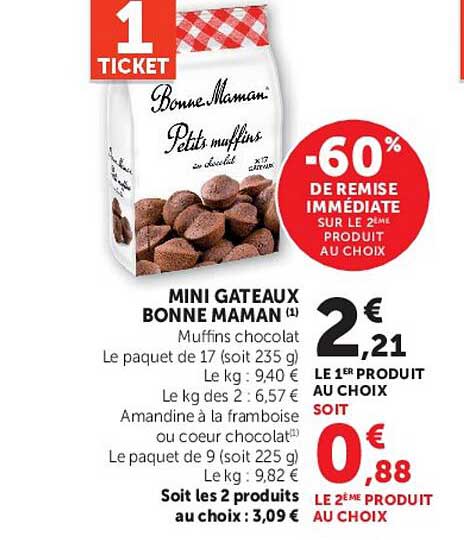 MINI GATEAUX BONNE MAMAN