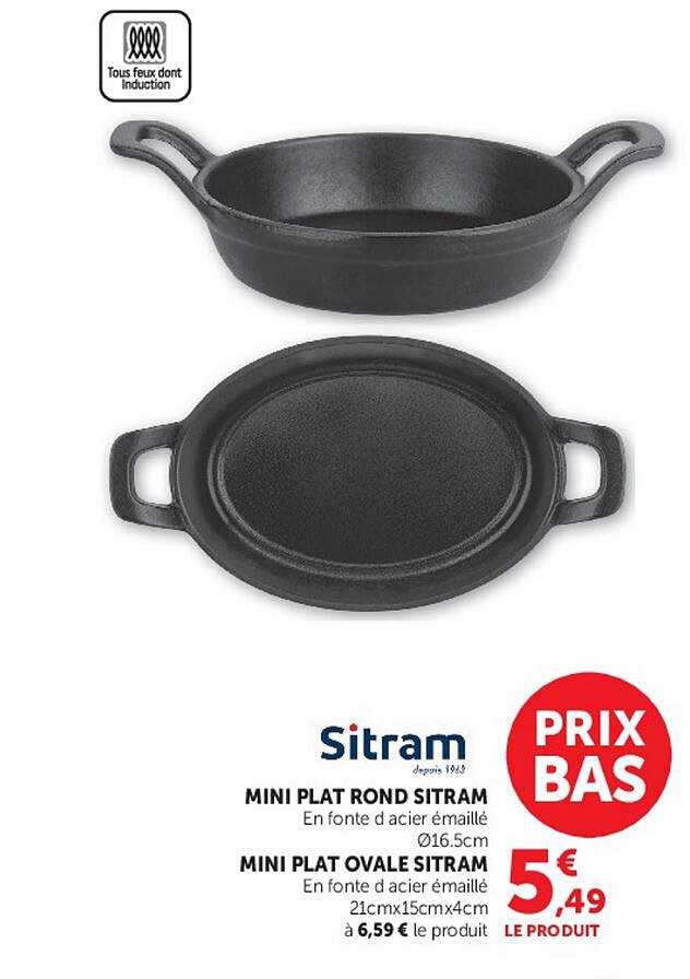 MINI PLAT ROND SITRAM
