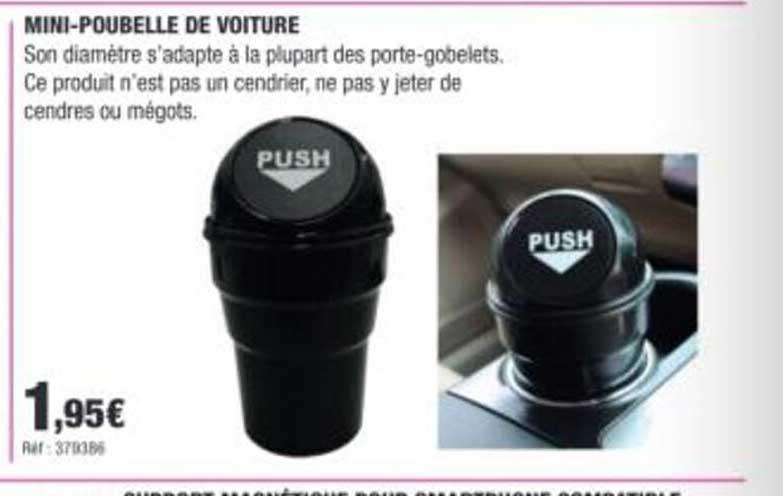 MINI-POUBELLE DE VOITURE