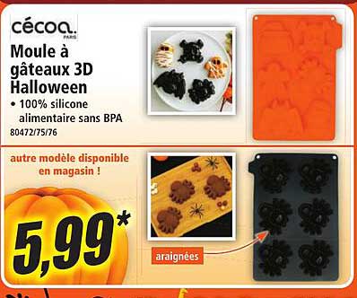 Moule à gâteaux 3D Halloween