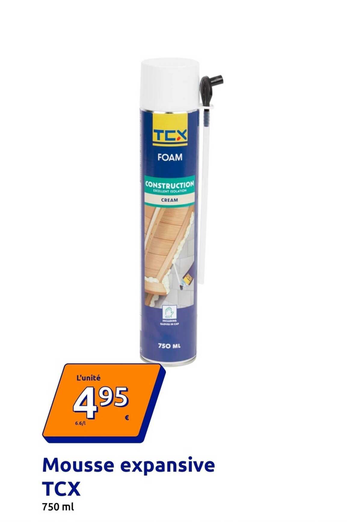 Mousse expansive TCX 750 ml