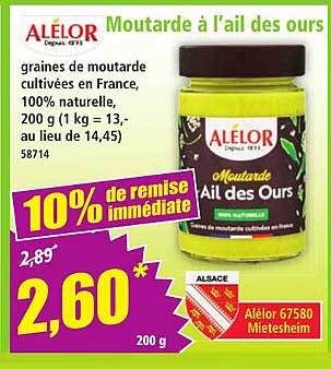 Moutarde à l’ail des ours
