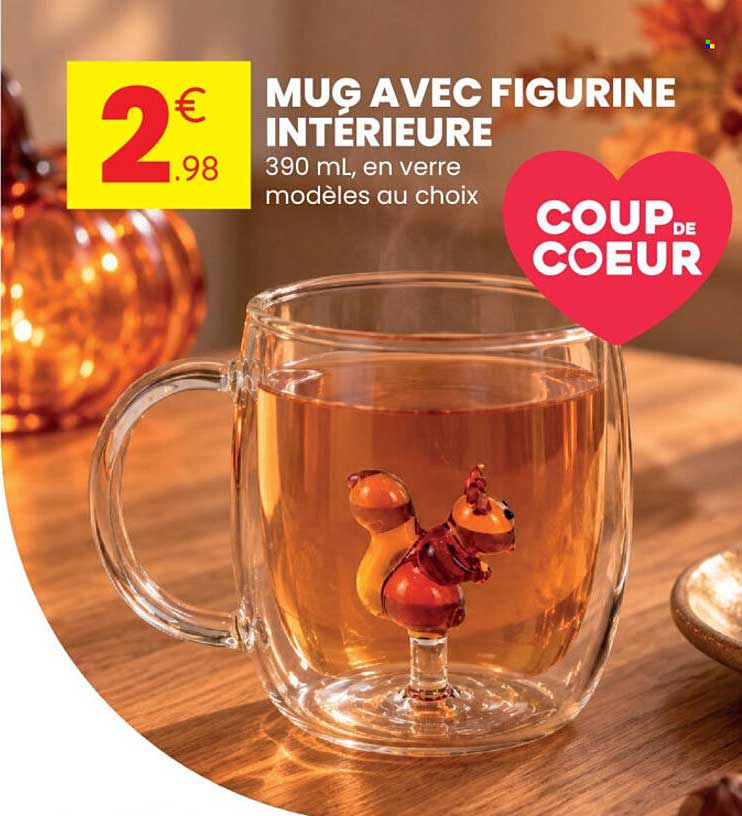 MUG AVEC FIGURINE INTERIEURE