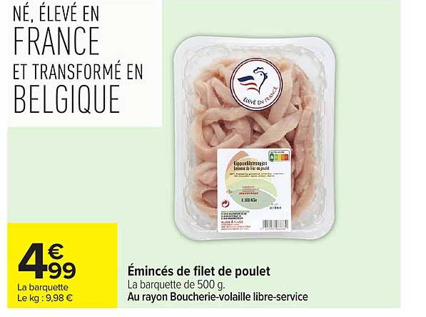 NÉ, ÉLEVÉ EN FRANCE ET TRANSFORMÉ EN BELGIQUE