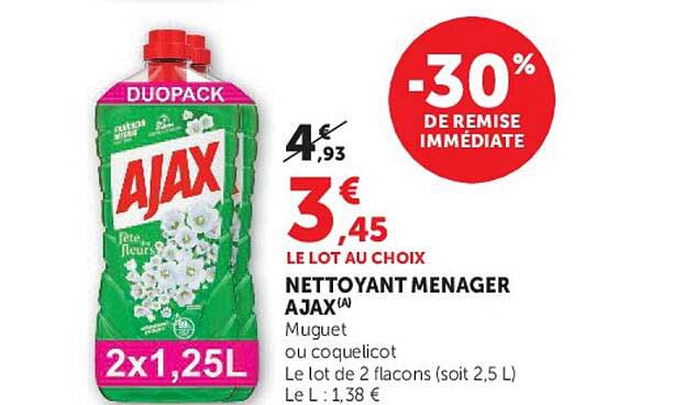NETTOYANT MENAGER AJAX(A)