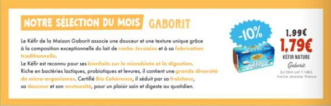 NOTRE SÉLECTION DU MOIS GABORIT
