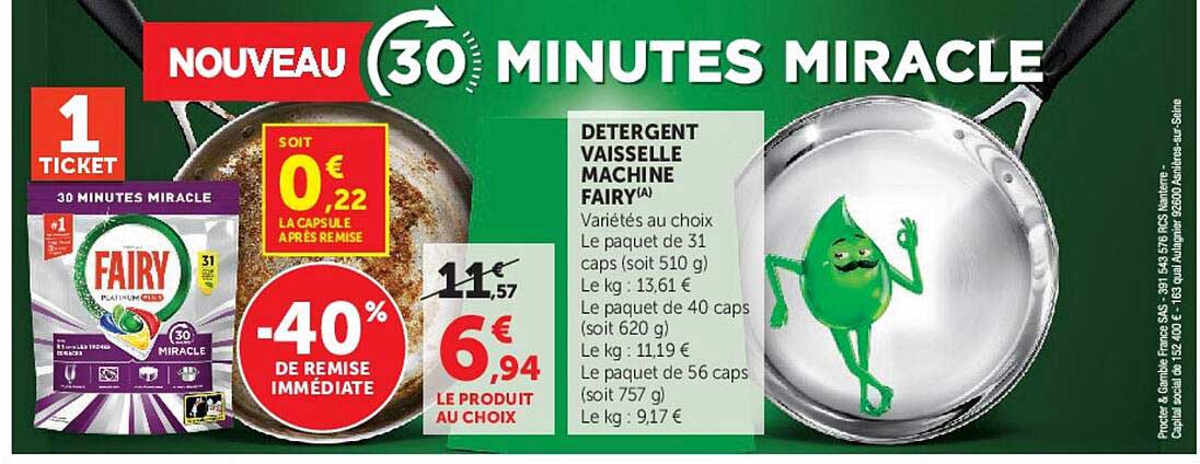 NOUVEAU (30) MINUTES MIRACLE