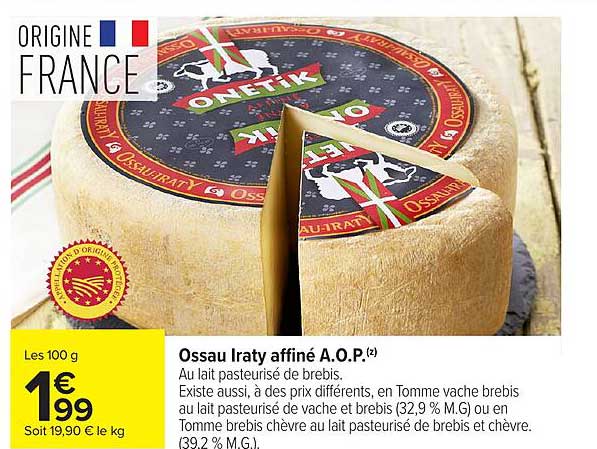 Ossau Iraty affiné A.O.P.(2)