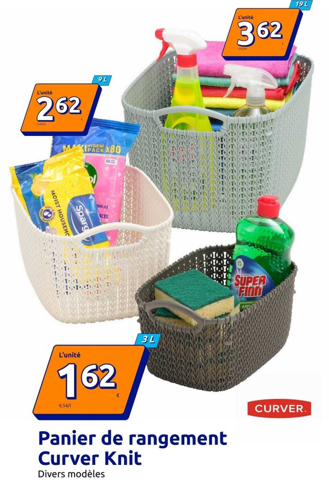 Panier de rangement Curver Knit