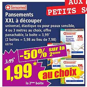 Pansements XXL à découper