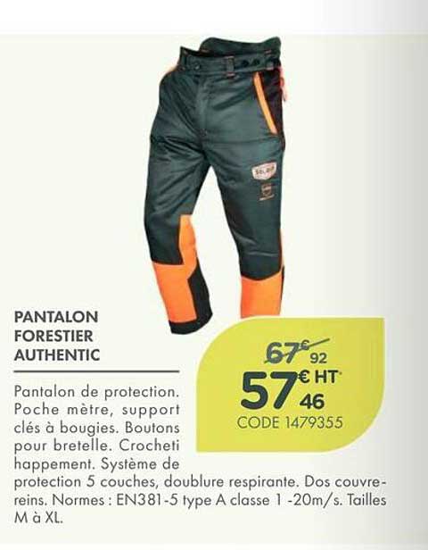 PANTALON FORESTIER AUTHENTIC