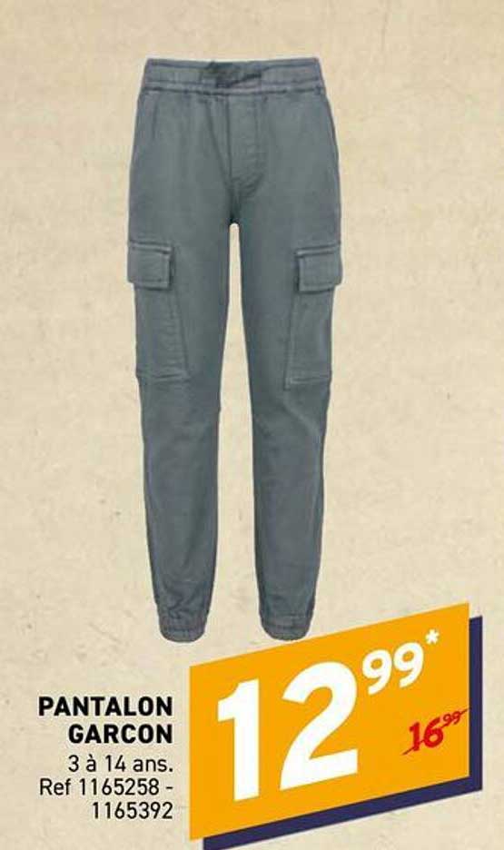 PANTALON GARÇON 3 à 14 ans. Ref 1165258 - 1165392