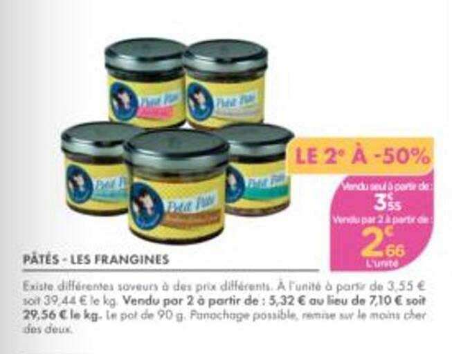 PÂTÉS - LES FRANGINES