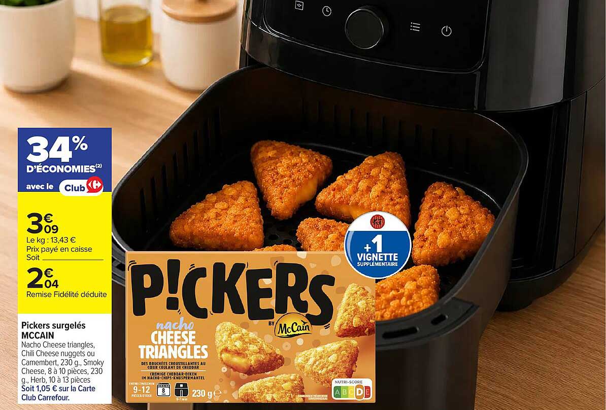 Pickers surgelés MCCAIN
