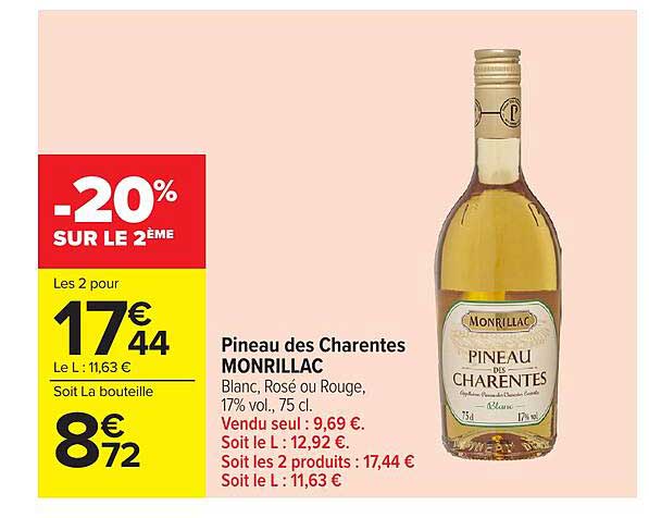 Pineau des Charentes MONRILLAC