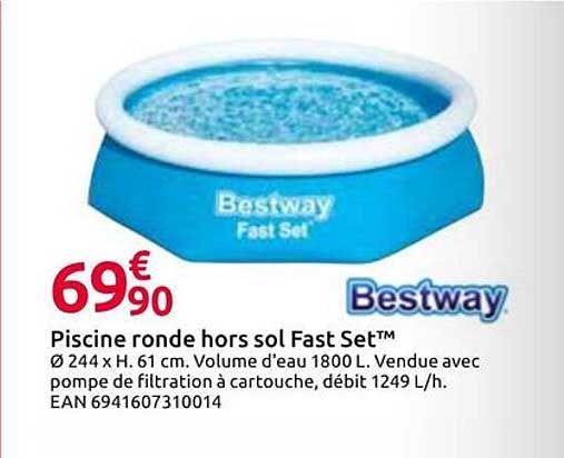 Piscine ronde hors sol Fast Set™