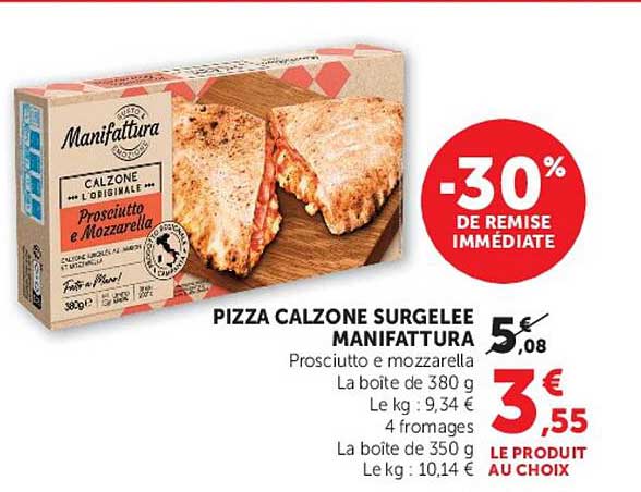 PIZZA CALZONE SURGELÉE MANIFATTURA