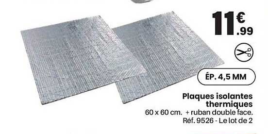 Plaques isolantes thermiques