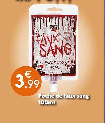 Poche de faux sang 100ml