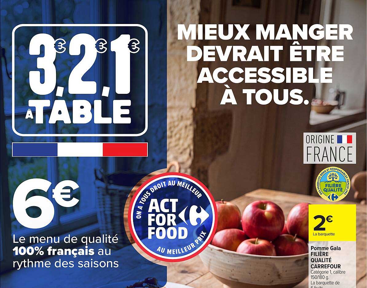 Pomme Gala FILIÈRE QUALITÉ CARREFOUR