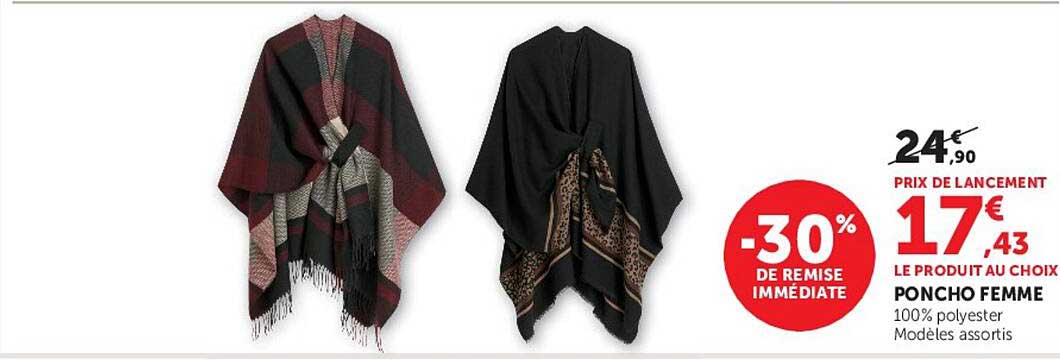 PONCHO FEMME