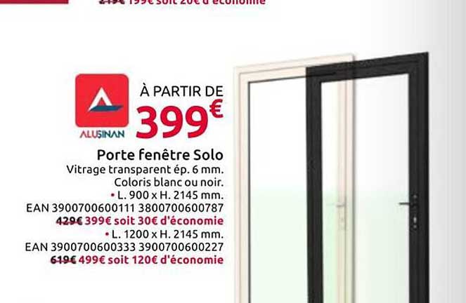 Porte fenêtre Solo
