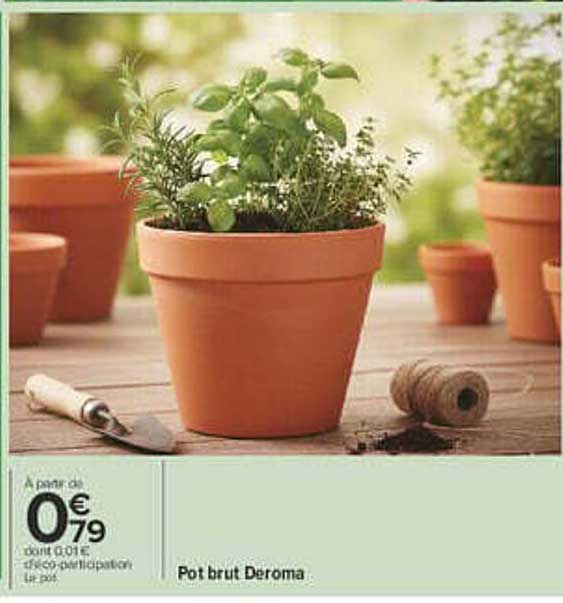 Pot brut Deroma