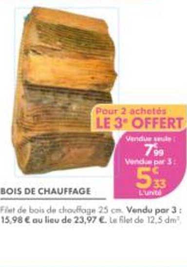 Pour 2 achetés LE 3e OFFERT