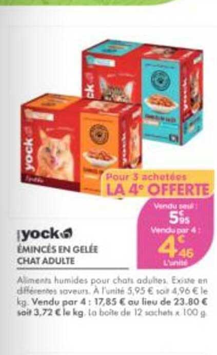 Pour 3 achetés LA 4e OFFERTE