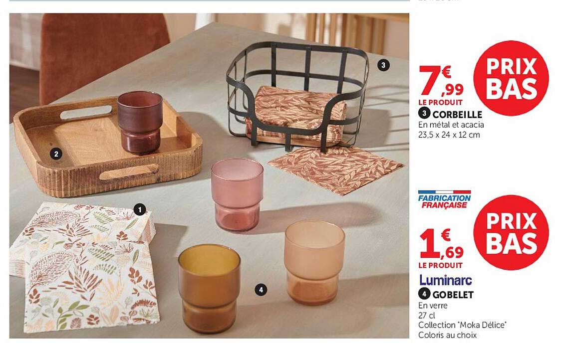 PRIX BAS