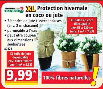 Protection hivernale en coco ou jute