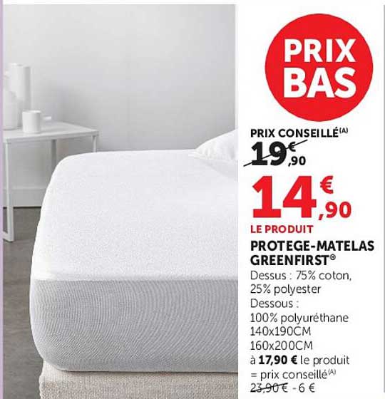 PROTEGE-MATELAS GREENFIRST®