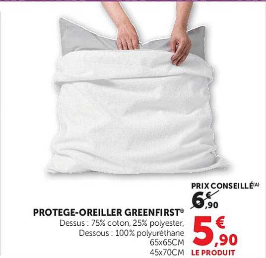 PROTEGE-OREILLER GREENFIRST®